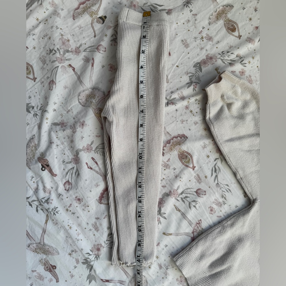 Zara Embroidered Knit Set Cream Girls 2-3 Years Cottagecore Minimalist - Picture 6 of 8